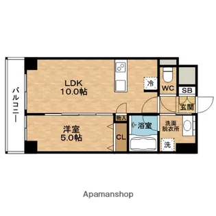 CAVANA梅田北(カバナ)【6階】の間取り