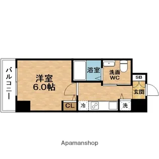 HS梅田EAST【11階】の間取り