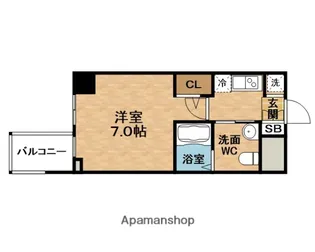 HS梅田EAST【2階】の間取り