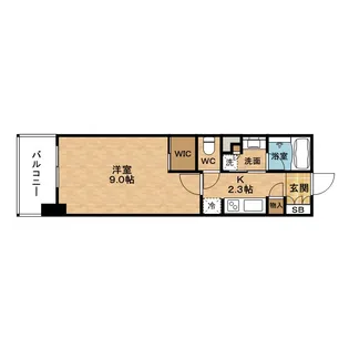 パークアクシス本町【12階】の間取り