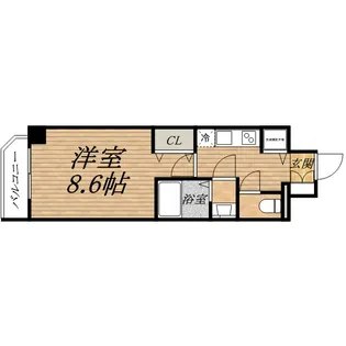 プレサンス本町エクストラ【11階】の間取り