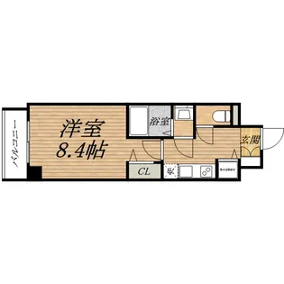 プレサンス本町エクストラ【0402号室】の間取り