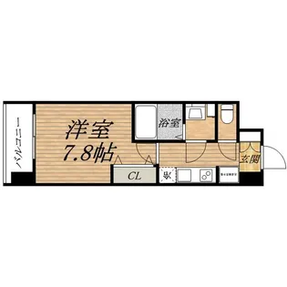 コンフォリア心斎橋EAST【11階】の間取り
