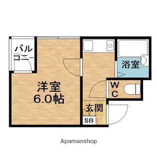ジョリーフローラ【9階】の間取り