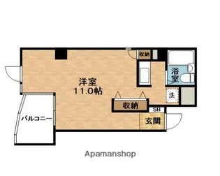 ウェーブイン中津【2階】の間取り