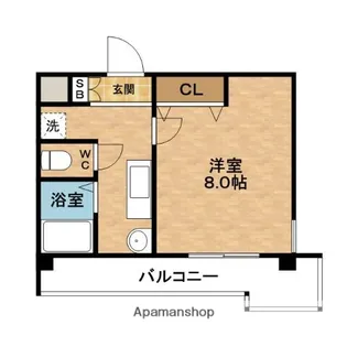 新梅田プライム【5階】の間取り