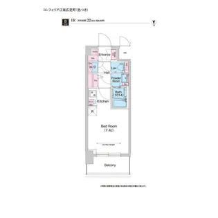コンフォリア江坂広芝町【8階】の間取り
