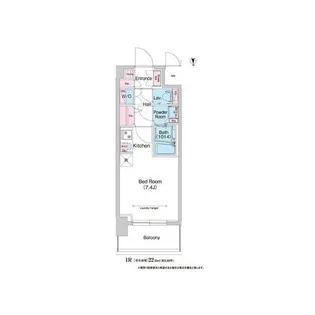 コンフォリア江坂広芝町【5階】の間取り
