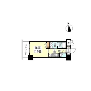 CASA京橋【0405号室】の間取り
