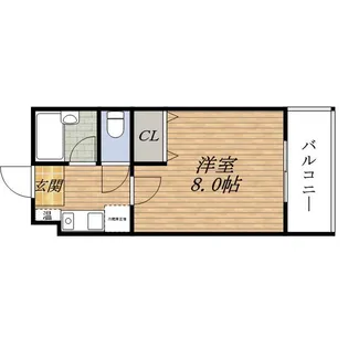 メゾンウッディⅡ【2階】の間取り