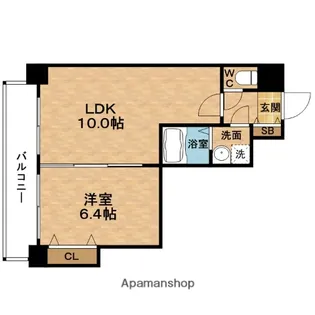アルグラッド梅田WEST【15階】の間取り