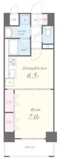 プラシード新町【9階】の間取り