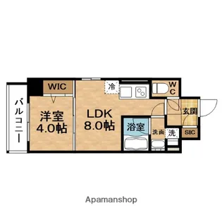 URBANEX(アーバネックス)西天満【3階】の間取り