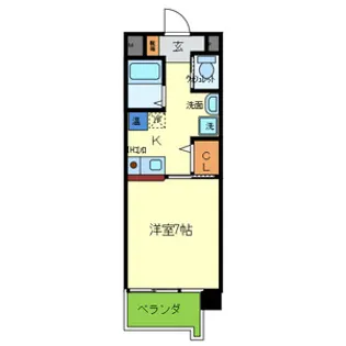 エナブル塚本【7階】の間取り