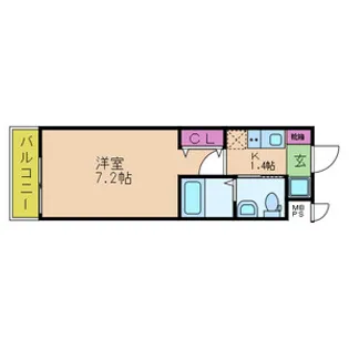 WINS COURT UTAJIMA【1階】の間取り