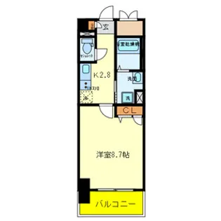 メルベーユ西淀【7階】の間取り