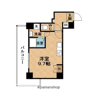 MEETME梅田西【8階】の間取り