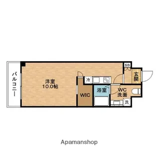 サンライズ山輝【3階】の間取り