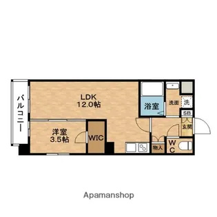 M COURT福島【8階】の間取り