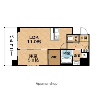 LaDouceur天満【3階】の間取り