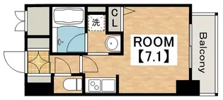 セイワパレス玉造駅上【2階】の間取り