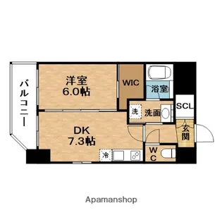 エステムコート新梅田【3階】の間取り