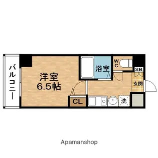 エスリード梅田西第2【6階】の間取り