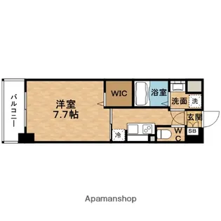 ミラージュパレス新梅田RIO【5階】の間取り