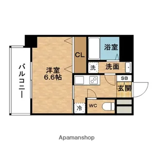 LUXE(ラグゼ)海老江Ⅱ【10階】の間取り