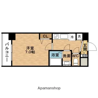 W−STYLE福島【6階】の間取り