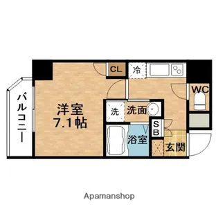 レグゼスタ福島【1階】の間取り