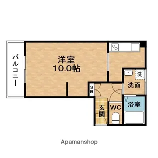 渡辺ビル【4階】の間取り