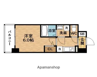 エスリード福島グレイス【6階】の間取り