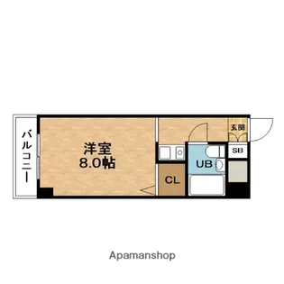 ライオンズマンション野田【6階】の間取り