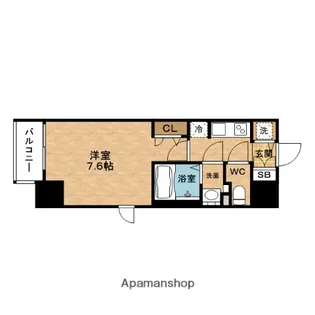 アクアプレイス福島EYE【10階】の間取り