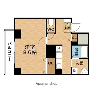 リブリ—野田【2階】の間取り