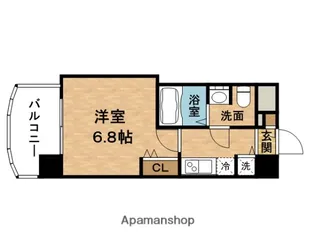 レグゼスタ福島2【4階】の間取り