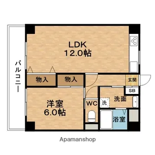 ロベリア弐番館【7階】の間取り