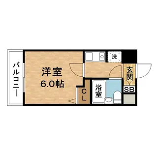 ESLEAD(エスリード)野田駅前【8階】の間取り