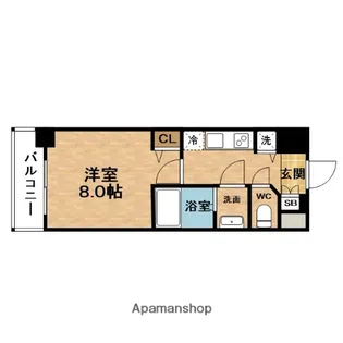 ディクス福島レジデンス【4階】の間取り