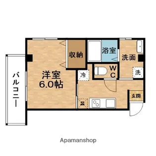 みおつくし堂島Ⅱ【4階】の間取り