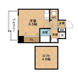 ラフィーネSUNI【8階】の間取り