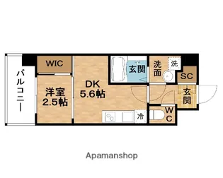 セレニテ福島プリエ【11階】の間取り