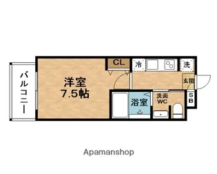ラクラス福島野田【2階】の間取り