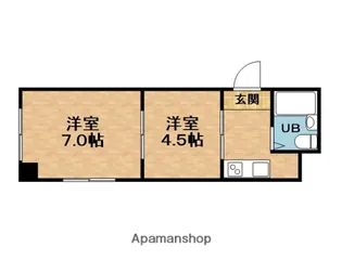 サンパレス吉松【5階】の間取り