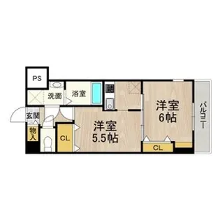 センターポイント吉志部【509号室】の間取り