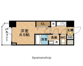 S−RESIDENCE新大阪RISH【9階】の間取り