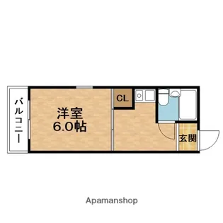 ロイヤルゆたか1号館【2階】の間取り