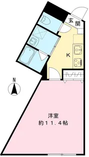 ヒルズ十三東【402号室号室】の間取り