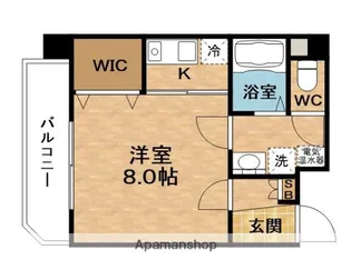 エナブル福島【6階】の間取り